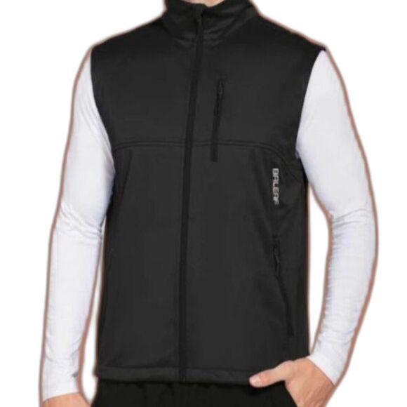 Baleaf Golf Vest Men's Sz XL Blk W/Reflective Stripes Organized Utility Pockets - Picture 1 of 7